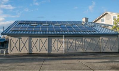 panneaux solaires sur bureaux